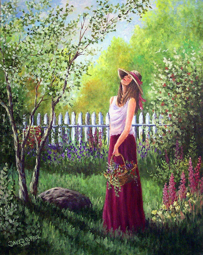 The Fragrance of Spring Painting by David G Paul