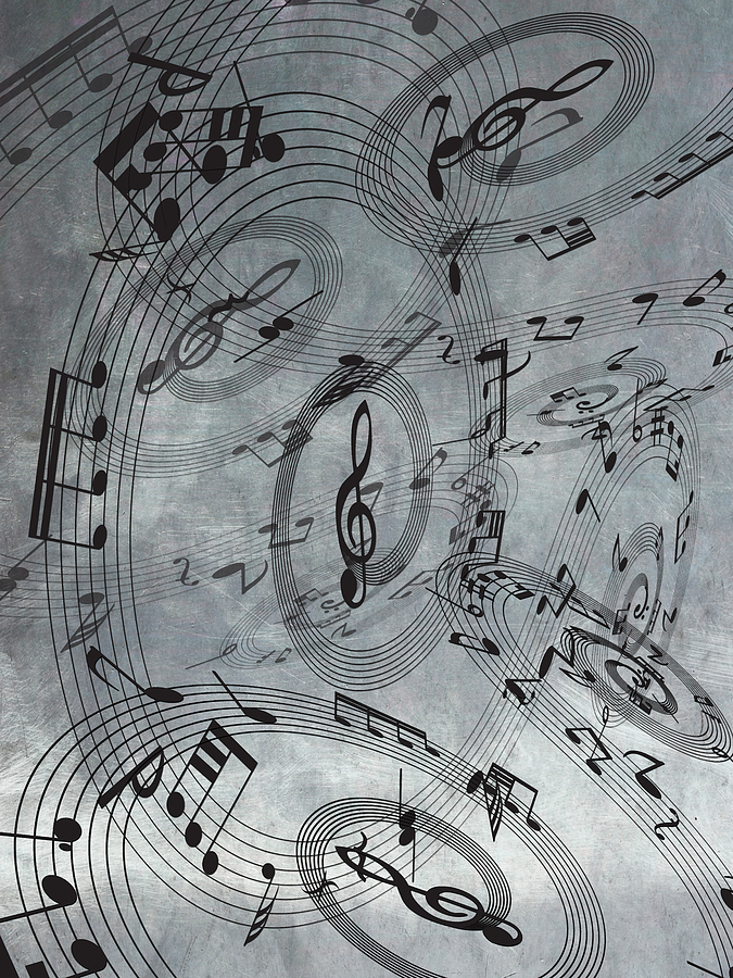 Music Mixed Media - The Freedom Of Music 1 by Angelina Tamez