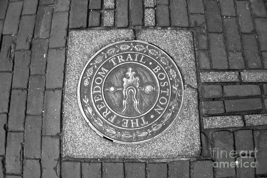 Boston Photograph - The Freedom Trail Boston by Amazing Jules