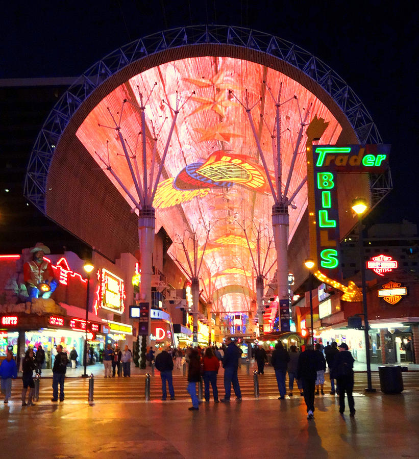 The Fremont Street Experience Photograph by Donna Spadola
