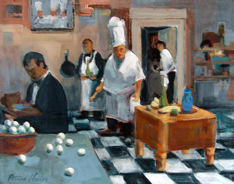 Egg Painting - The French Chef by Patton Hunter