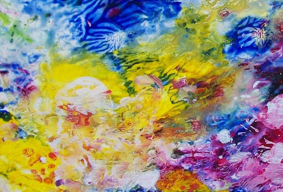 The Frequency of Joy Painting by Sharon Ackley