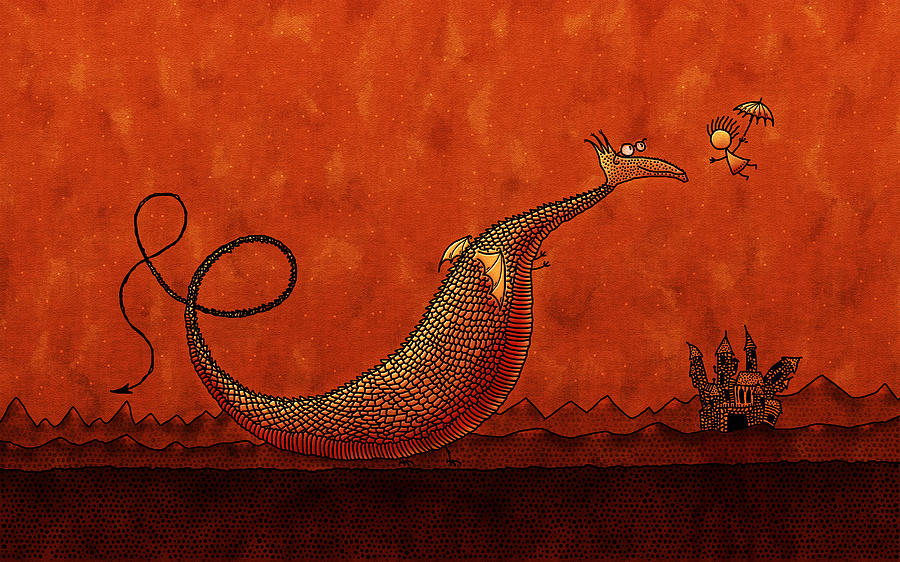 The Friendly Dragon Digital Art by Gianfranco Weiss