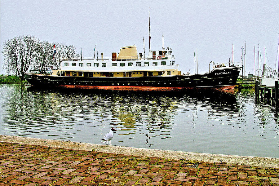 The Friesland in Enkhuizen Harbor-Netherlands Photograph by Ruth Hager