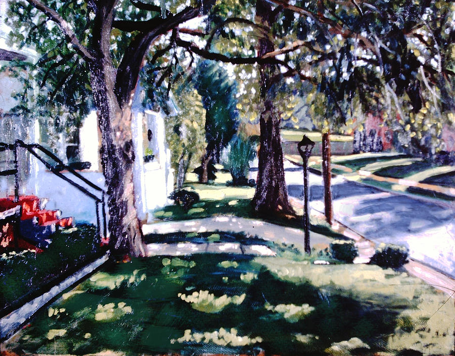 The Front Yard Painting by David Zimmerman