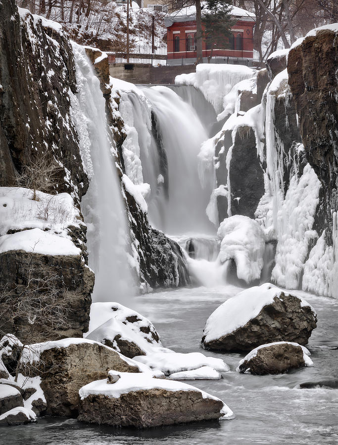 The Frozen Falls Photograph by Eduard Moldoveanu