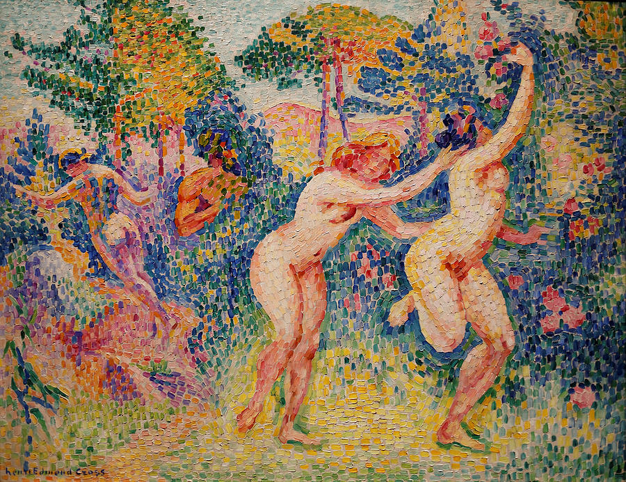 The Fruit of Nymphs Painting by Henri-Edmond Cross