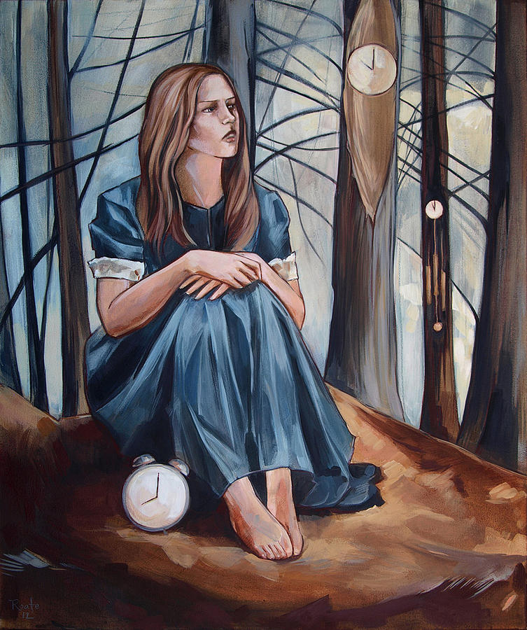 The Frustration of Time Painting by Jacqueline Hudson