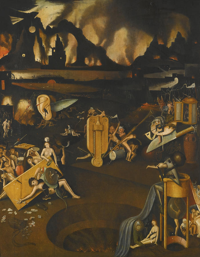 Hell Painting - The Furnace Of Hell by Celestial Images