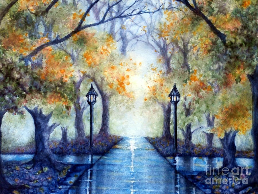 The Future looks bright Painting by Janine Riley