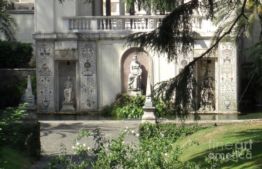 The Garden at the Popes Private Residence Photograph by Deborah Smolinske