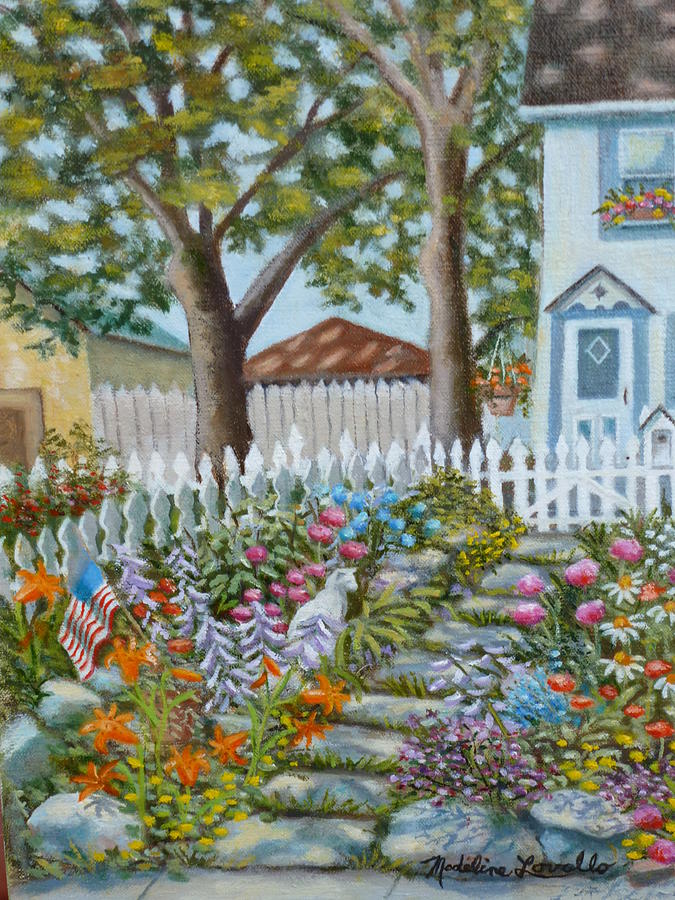 The Garden Of Indiscrimitive Plantings. Painting by Madeline  Lovallo