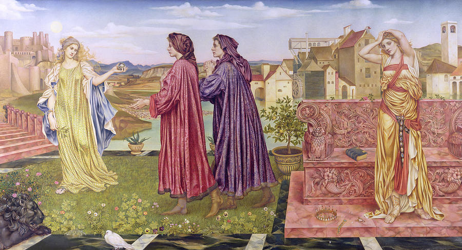 The Garden of Opportunity Painting by Evelyn De Morgan