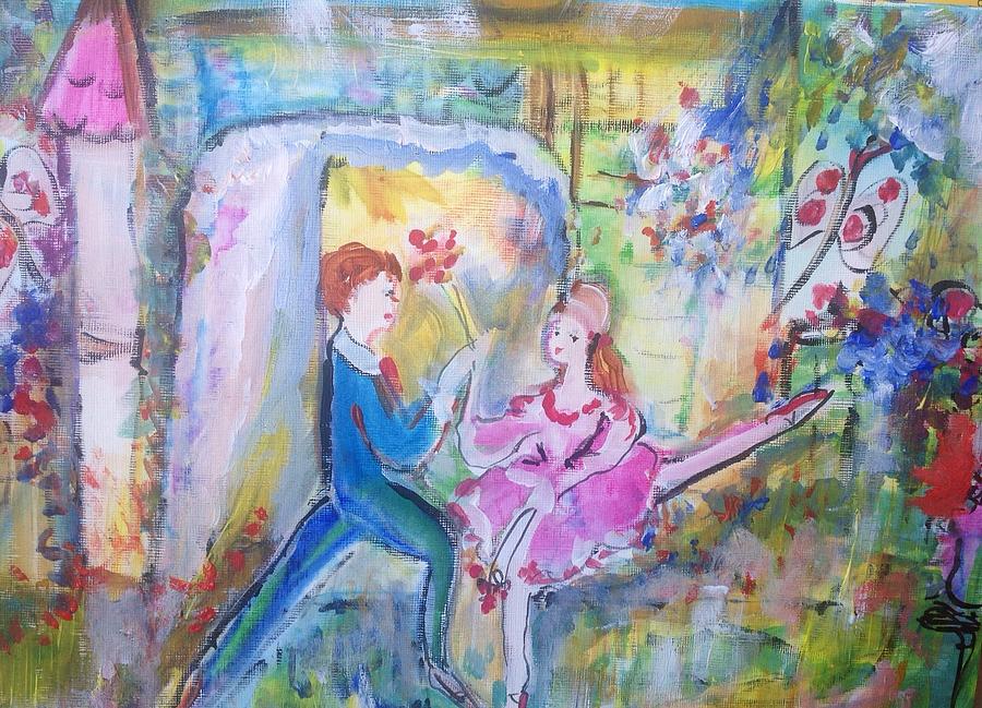 The Gardener and the Princess Painting by Judith Desrosiers