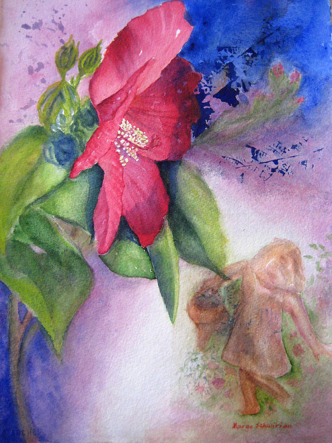 The Gardener Painting by Margo Schwirian
