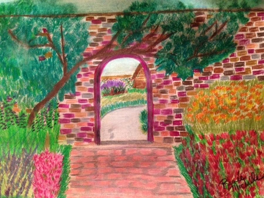 The Gardeners Garden Pastel by Renee Michelle Wenker