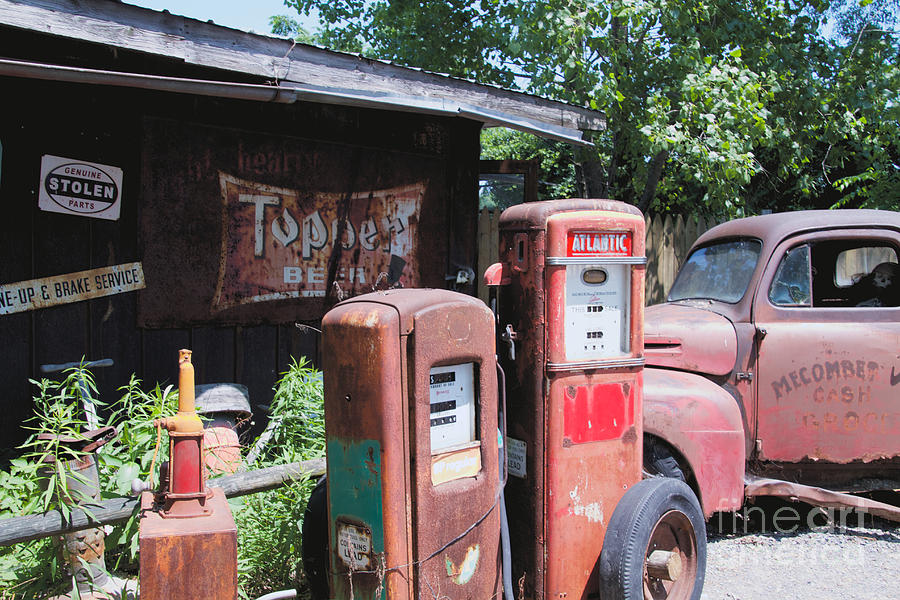 The Gas Pumps Photograph by William Norton