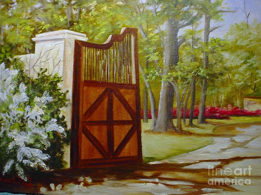 The Gate Painting by Barbara Haviland