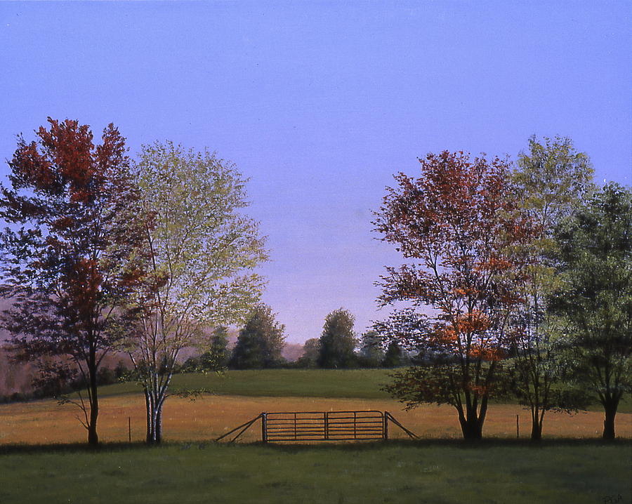 The Gate Painting by Phyllis Andrews