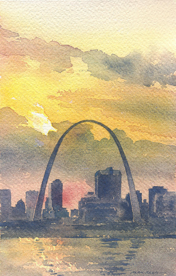 The Gateway Arch St Louis by Alan Reed