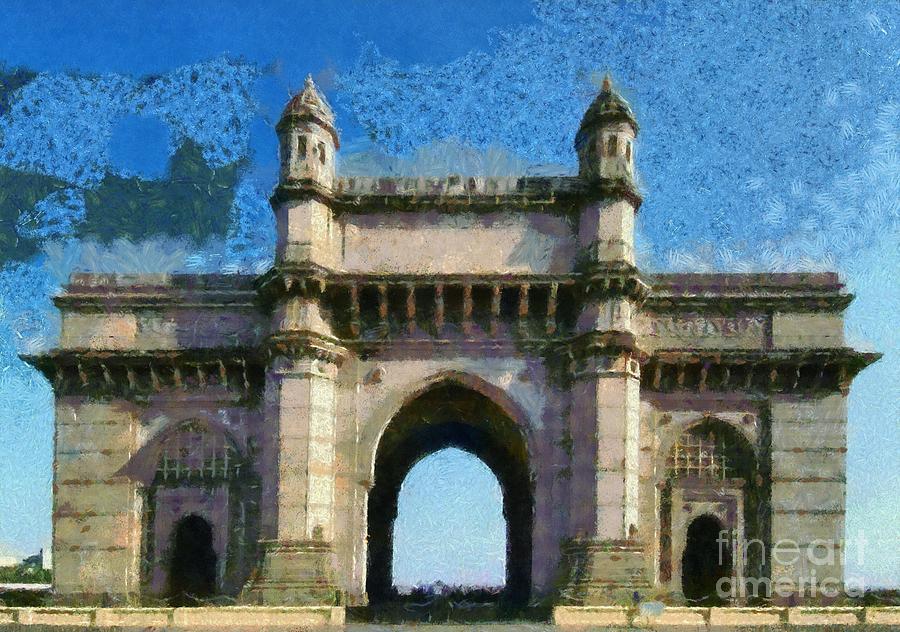 The Gateway of India Painting by George Atsametakis