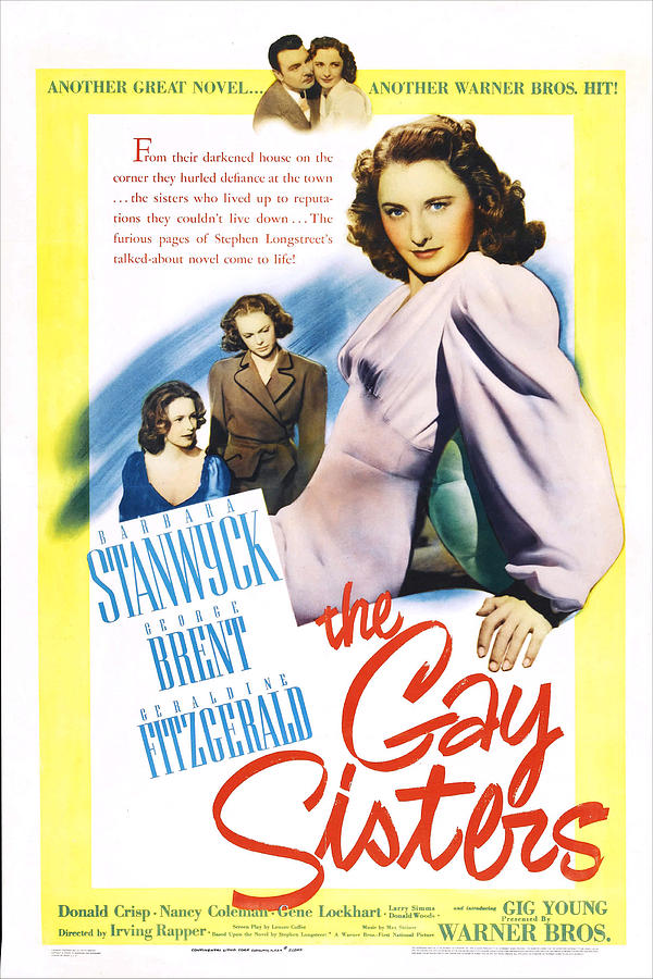 The Gay Sisters, Us Poster, Top Photograph by Everett