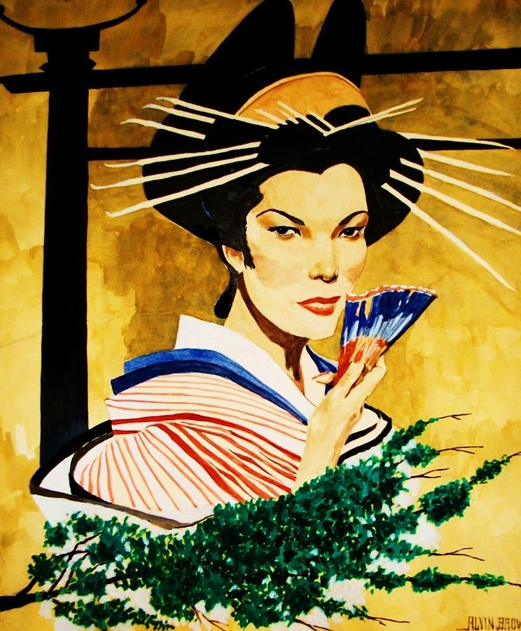 The Geisha Painting by Al Brown