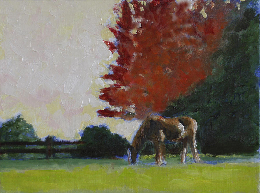 The Gelding Painting by David Zimmerman