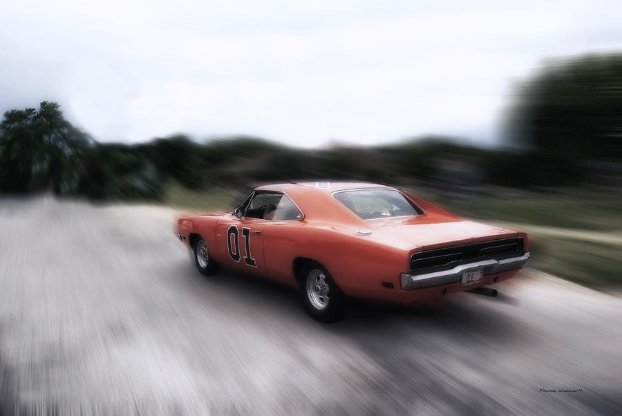 The Genaral Lee Dodge Charger Photograph by Thomas Woolworth - Pixels