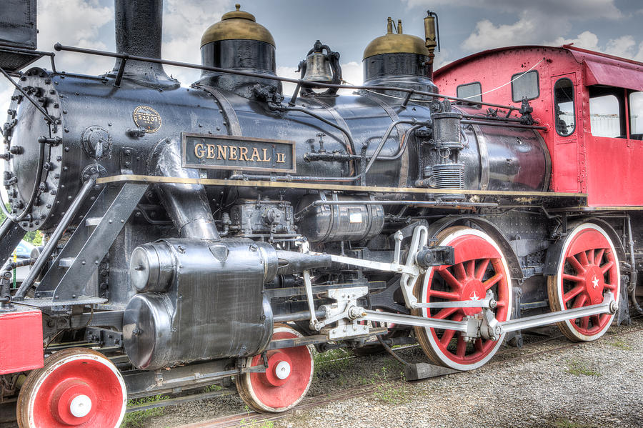 The General II Train Engine Photograph by Gerald Adams
