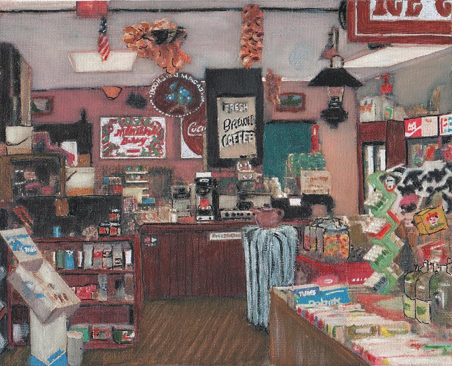 The General Store Painting by Cliff Wilson