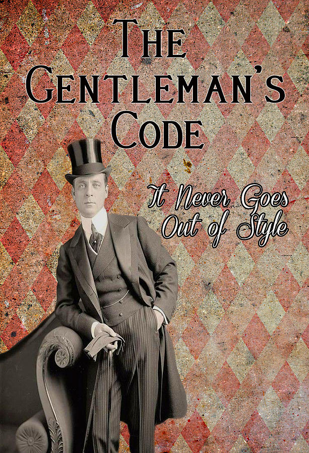 The Gentlemans Code Photograph by Greg Sharpe