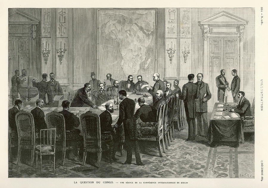 The German Chancellor Bismarck Presides Drawing by Mary Evans Picture ...