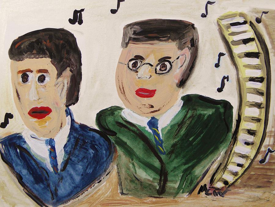 The Gershwin Brothers Painting by Mary Carol Williams