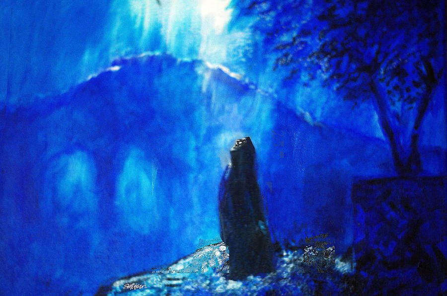 Mel Gibson Painting - The Gethsemane Prayer by Seth Weaver