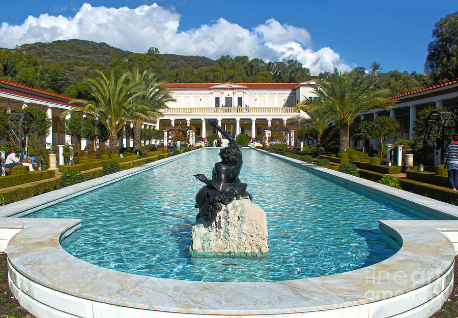 The Getty Villa Photograph by Gregory Dyer