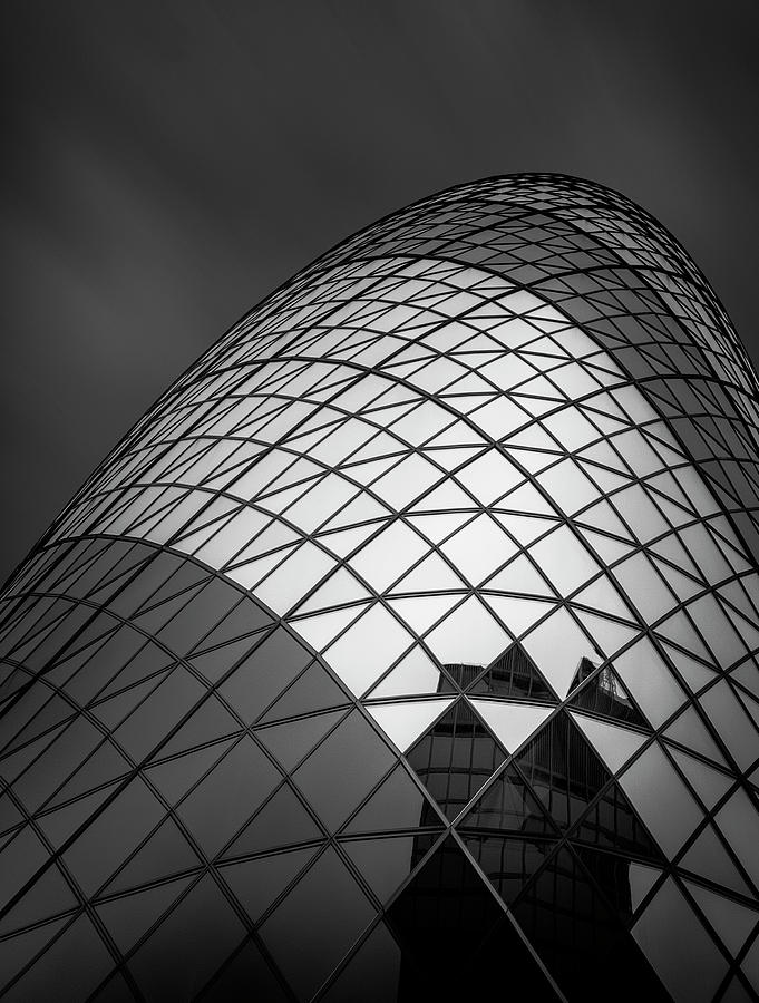 London Photograph - The  Gherkin by Ahmed Thabet