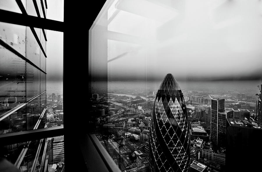 The Gherkin And The City Looking East Photograph by Howard Kingsnorth