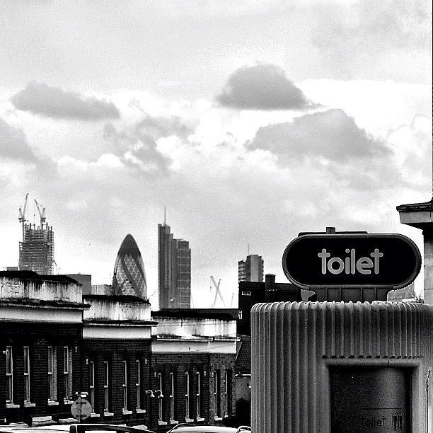 Blackandwhite Photograph - The Gherkin From Goldsmiths College by Neil Andrews