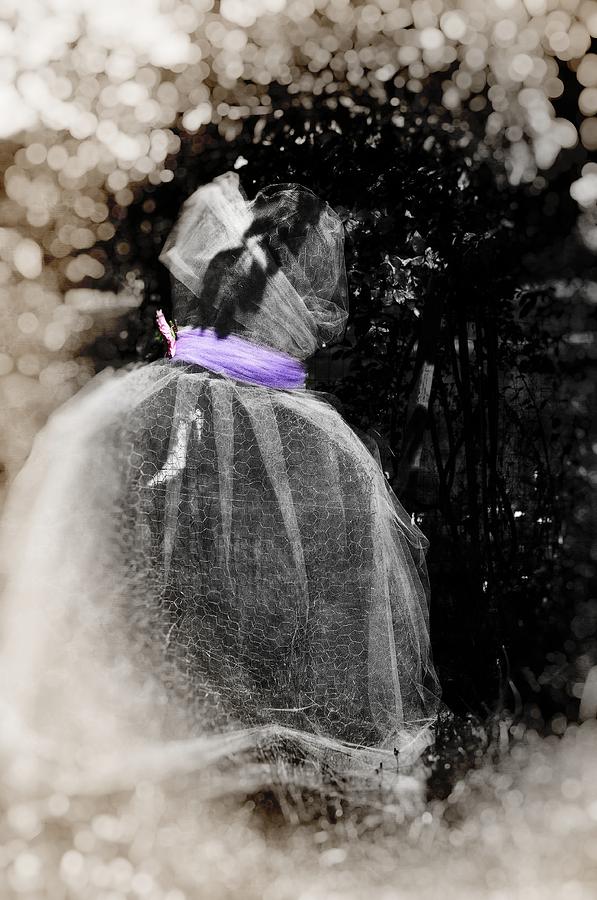 Tree Photograph - The Ghost In The Garden by Image Takers Photography LLC - Carol Haddon