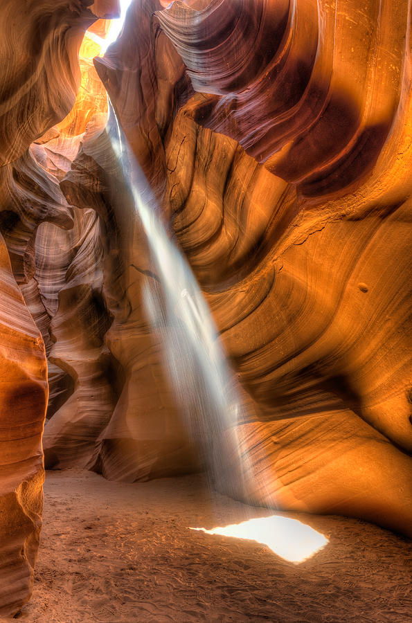 Antelope Canyon Photograph - The ghost light by Tommaso Di Donato