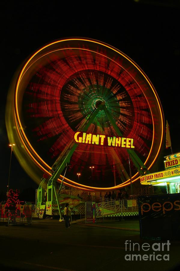 The Giant Wheel Spinning Photograph by Jeff Swan - Fine Art America