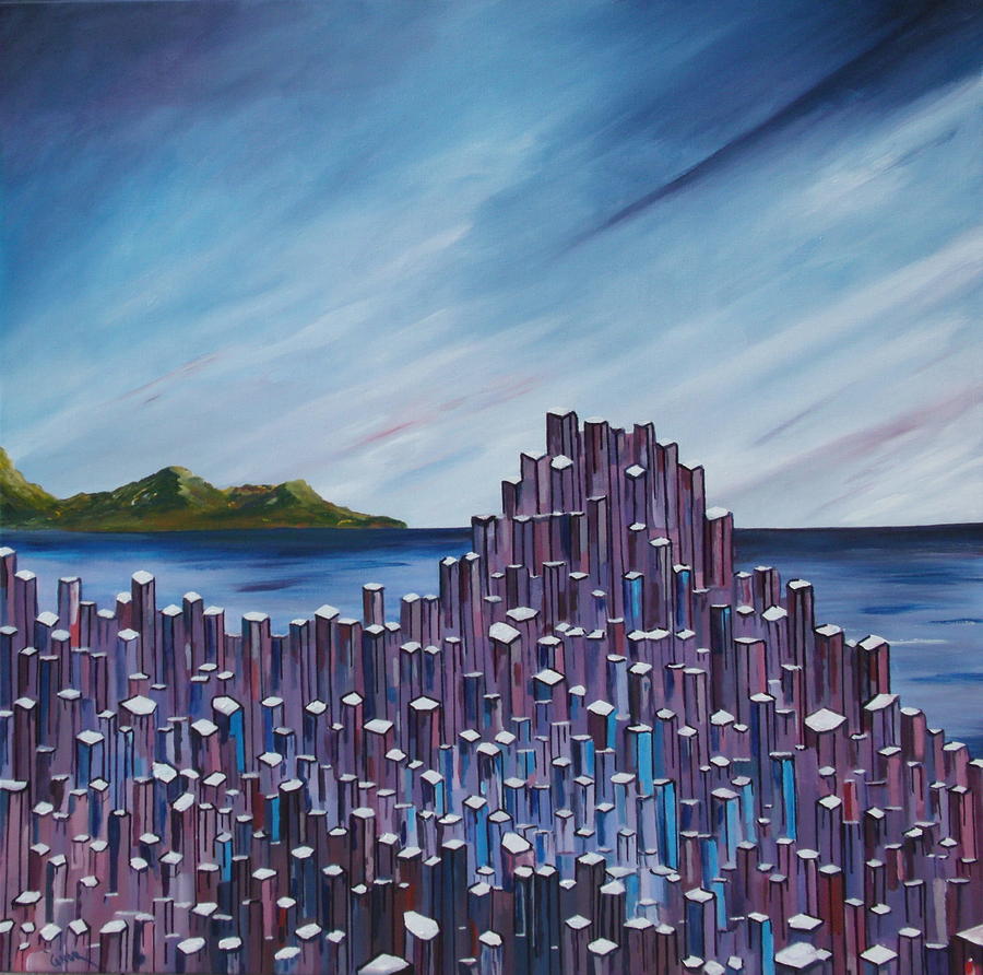 The Giants Causeway Painting by Conor Murphy