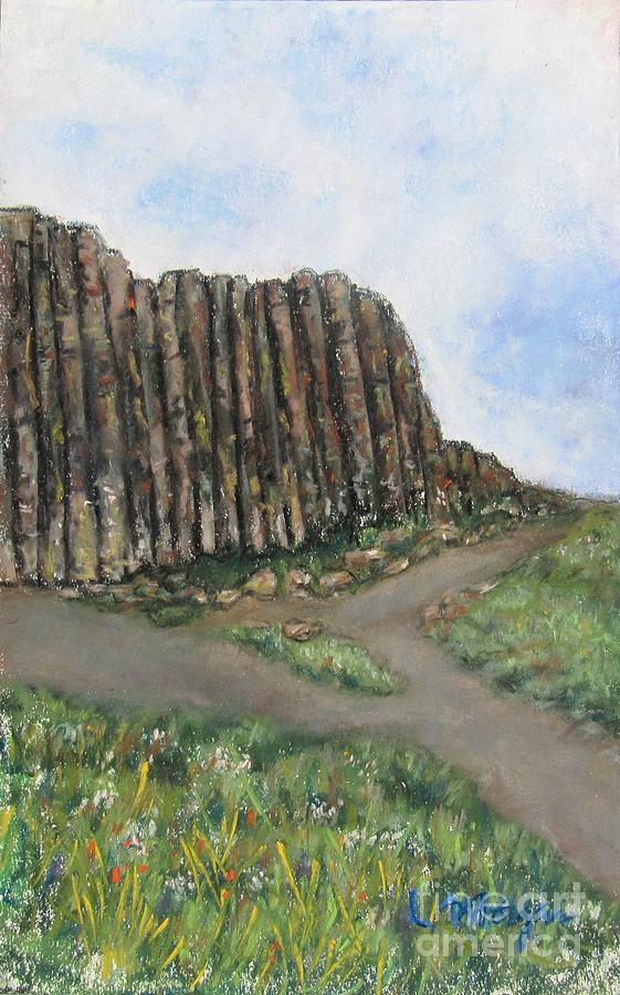 The Giants Causeway Painting by Laurie Morgan