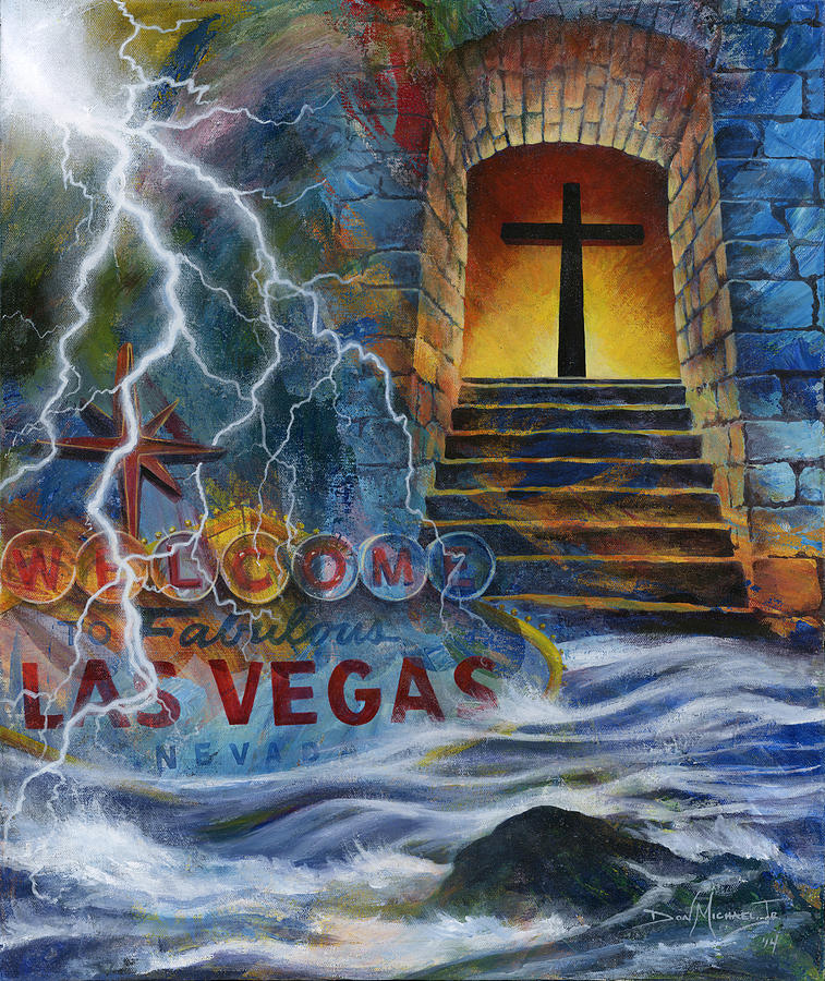 Las Vegas Painting - The Gift Called Grace by Don Michael Jr