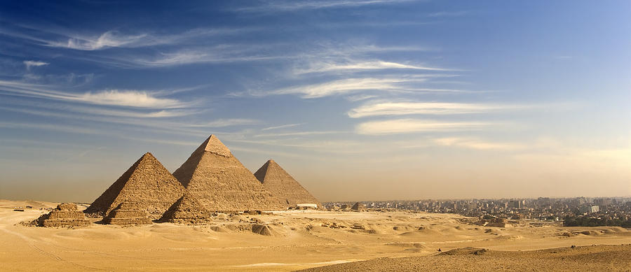 The Giza Plateau skyline Photograph by WitR