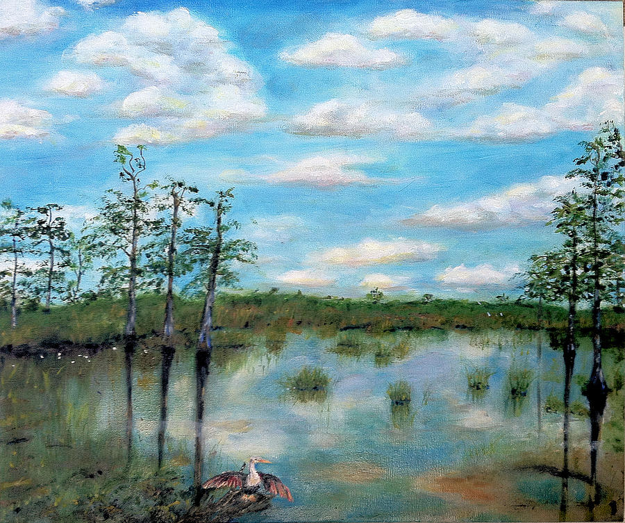 The Glades Painting by Joseph Santa Maria