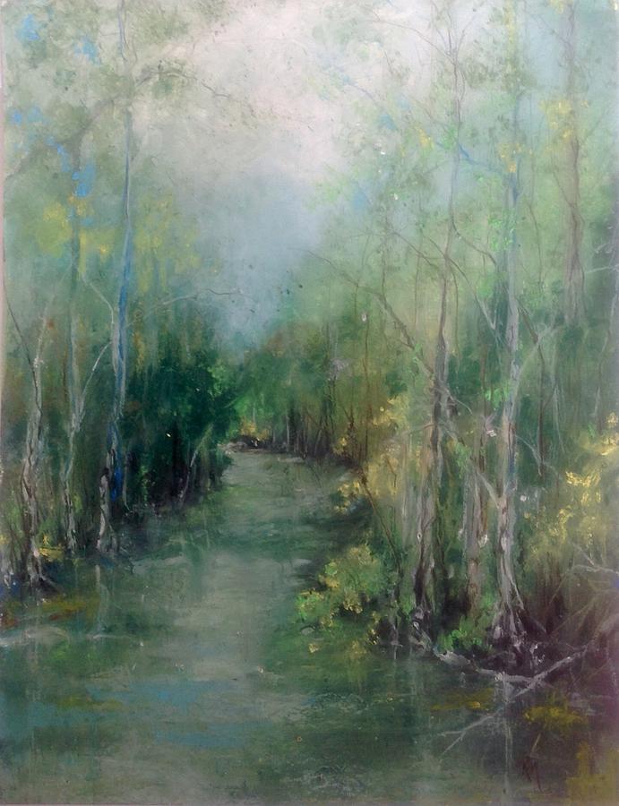 River Runs Deep Series #3 Painting by Robin Miller-Bookhout