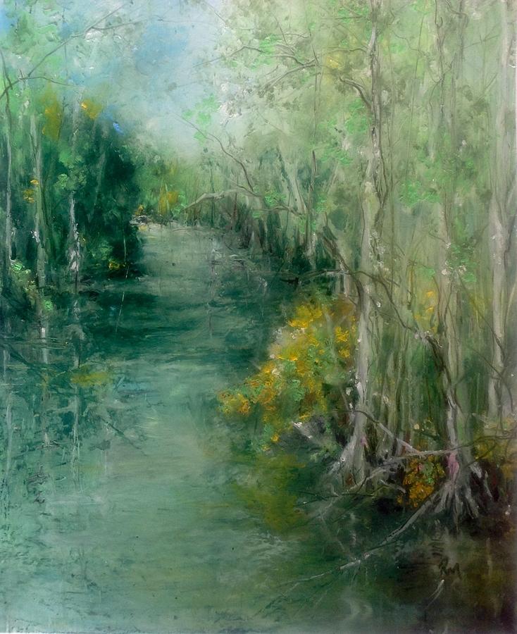 River Runs Deep Series Painting by Robin Miller-Bookhout