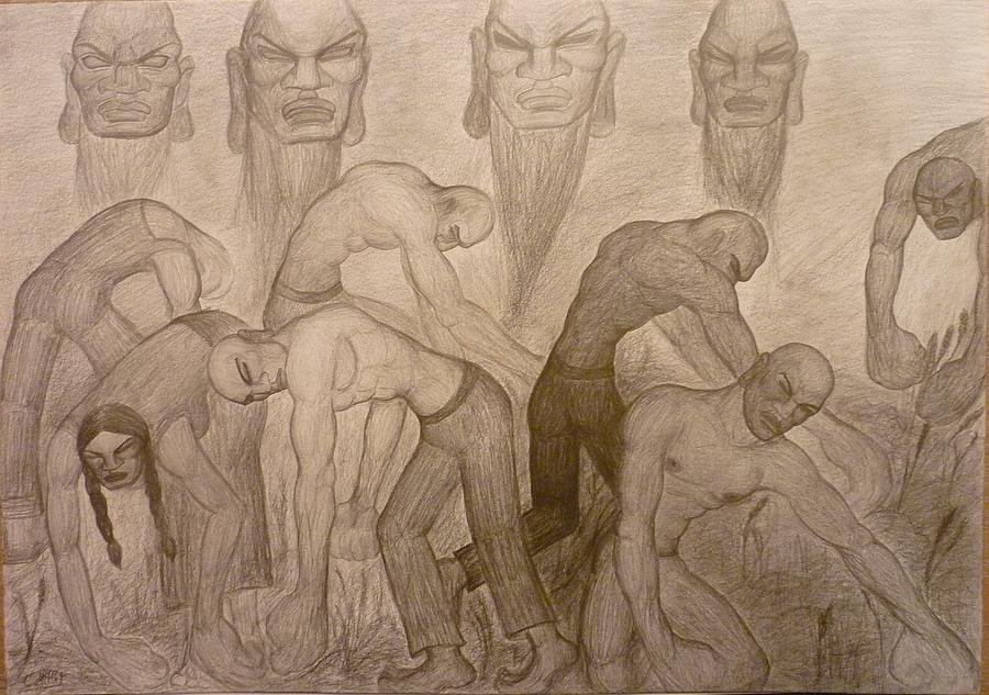 Gleaners Drawing - The Gleaners / Remember When This Earth Was Yours by Cindy MILLET Gleaners Drawing - The Gleaners / Remember When This Earth Was Yours by Cindy MILLET